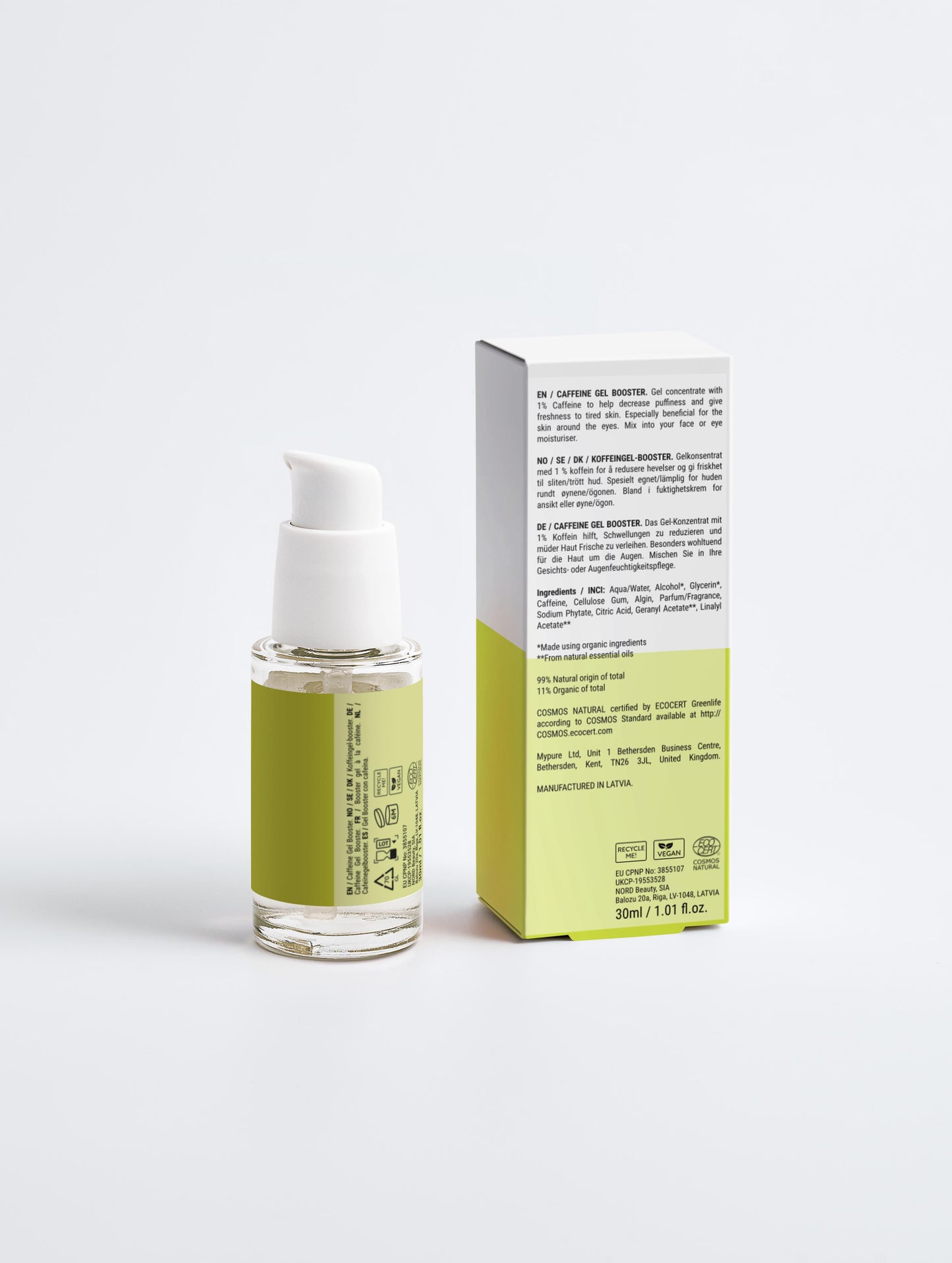 Caffeine Gel Booster 30ml/1.01Fl.oz