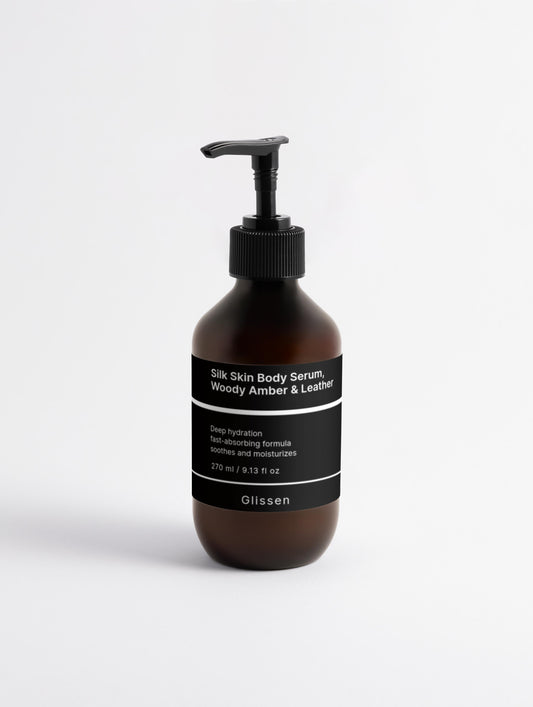 Silk Skin Body Serum, Woody Amber & Leather 270ml/9.13Fl. oz