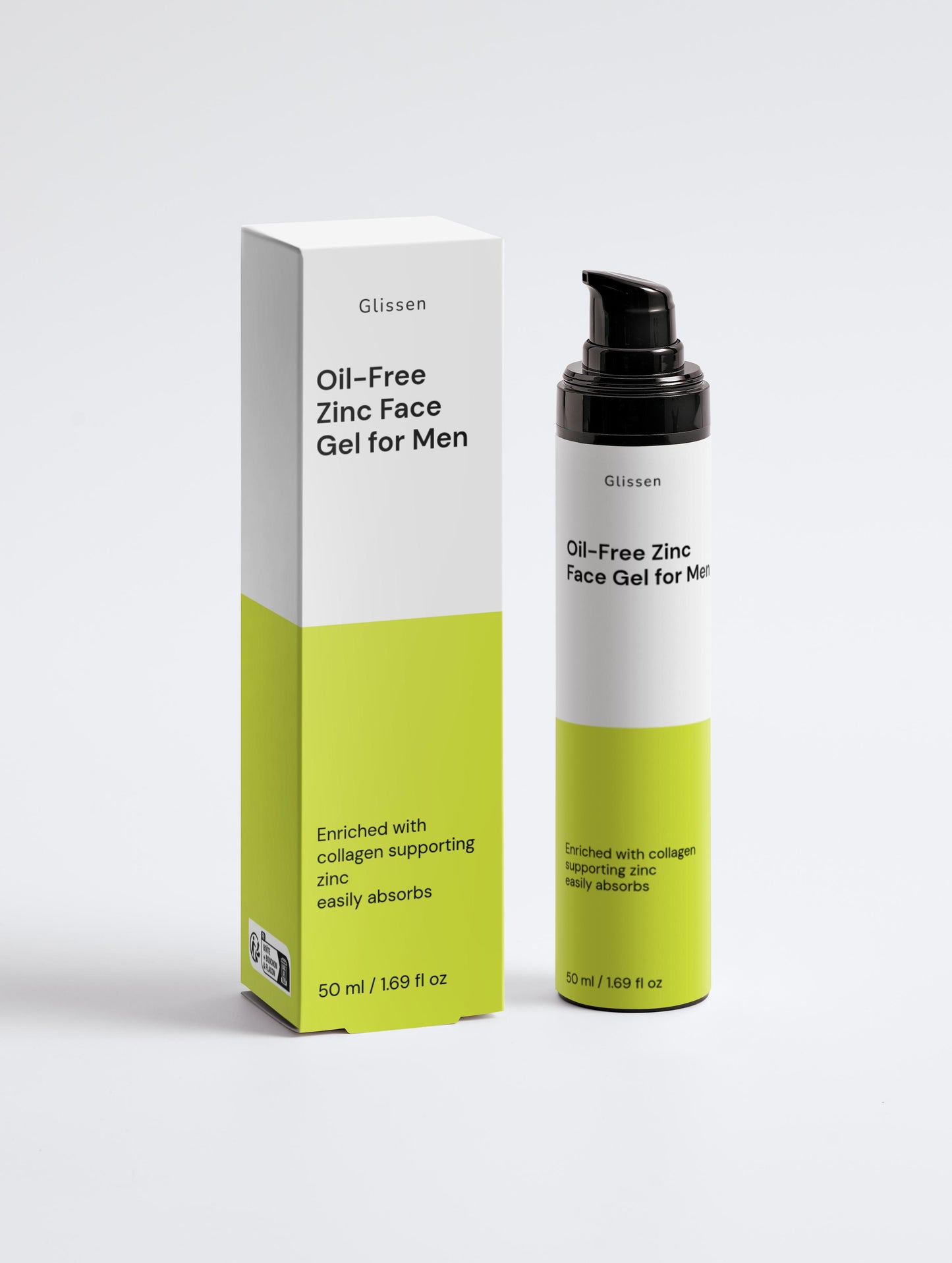 Oil-Free Zinc Face Gel for Men 50ml/1.69Fl.oz