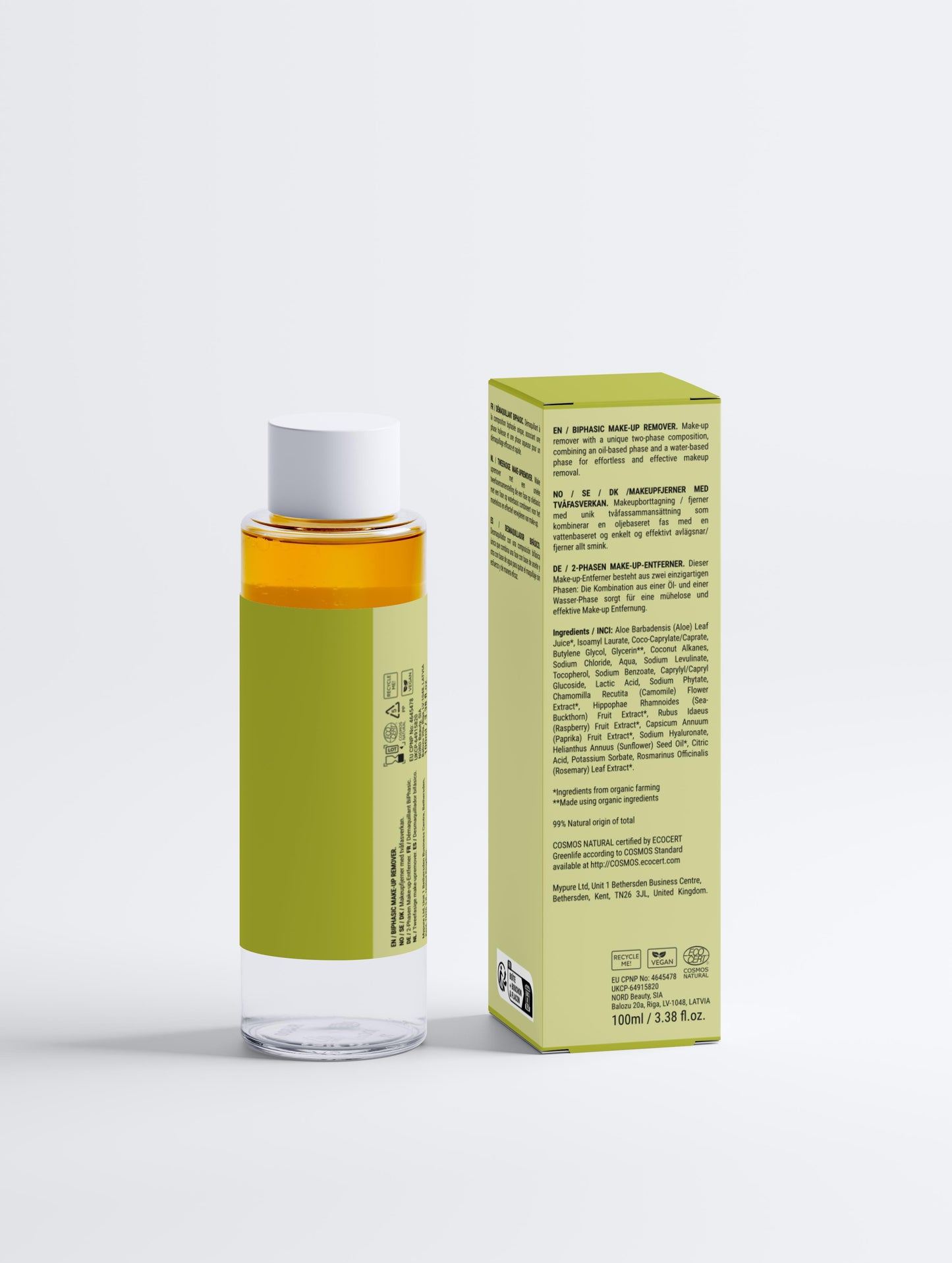 BiPhasic Make-up Remover, Fragrance Free 100ml/3.38Fl.oz